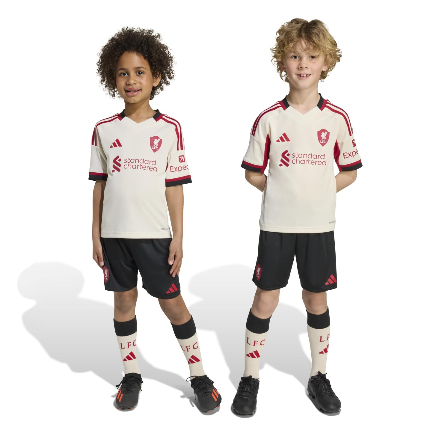 adidas Liverpool FC 25-26 Kids Mini Away Kit - Wonder White