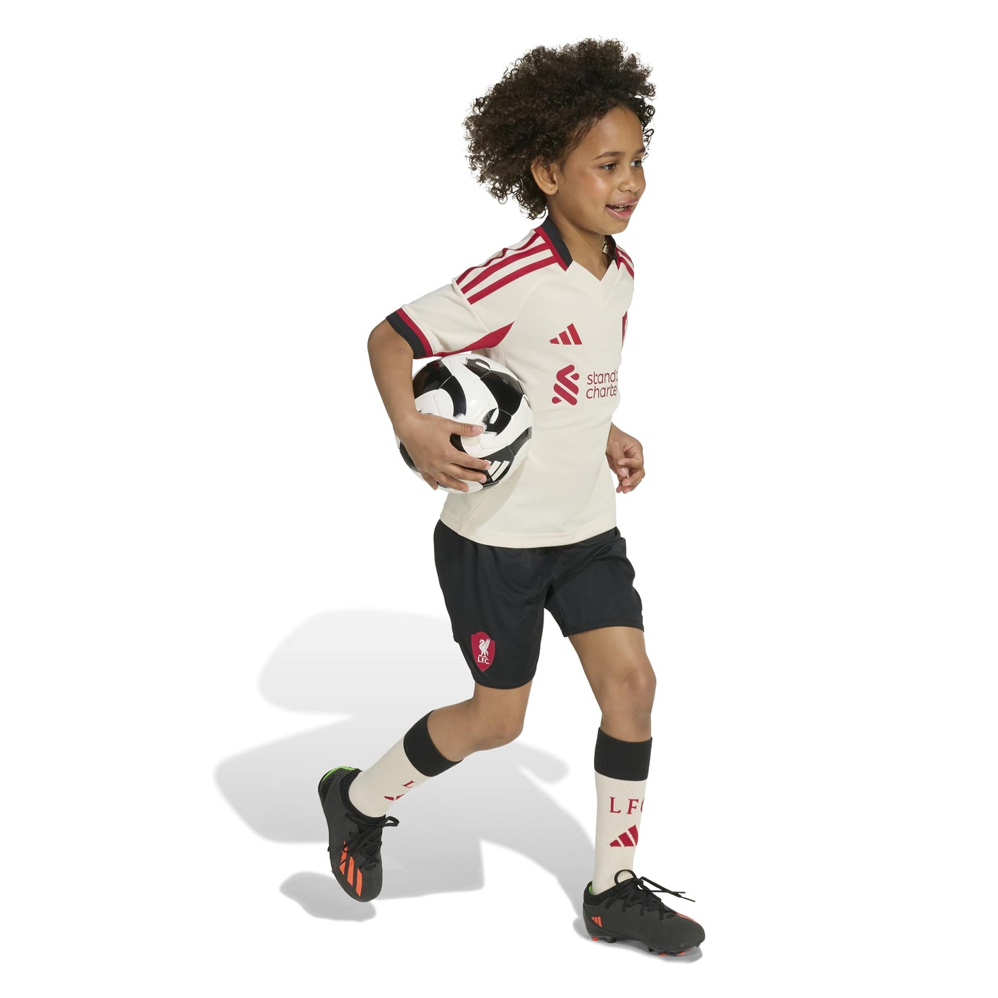 adidas Liverpool FC 25-26 Kids Mini Away Kit - Wonder White