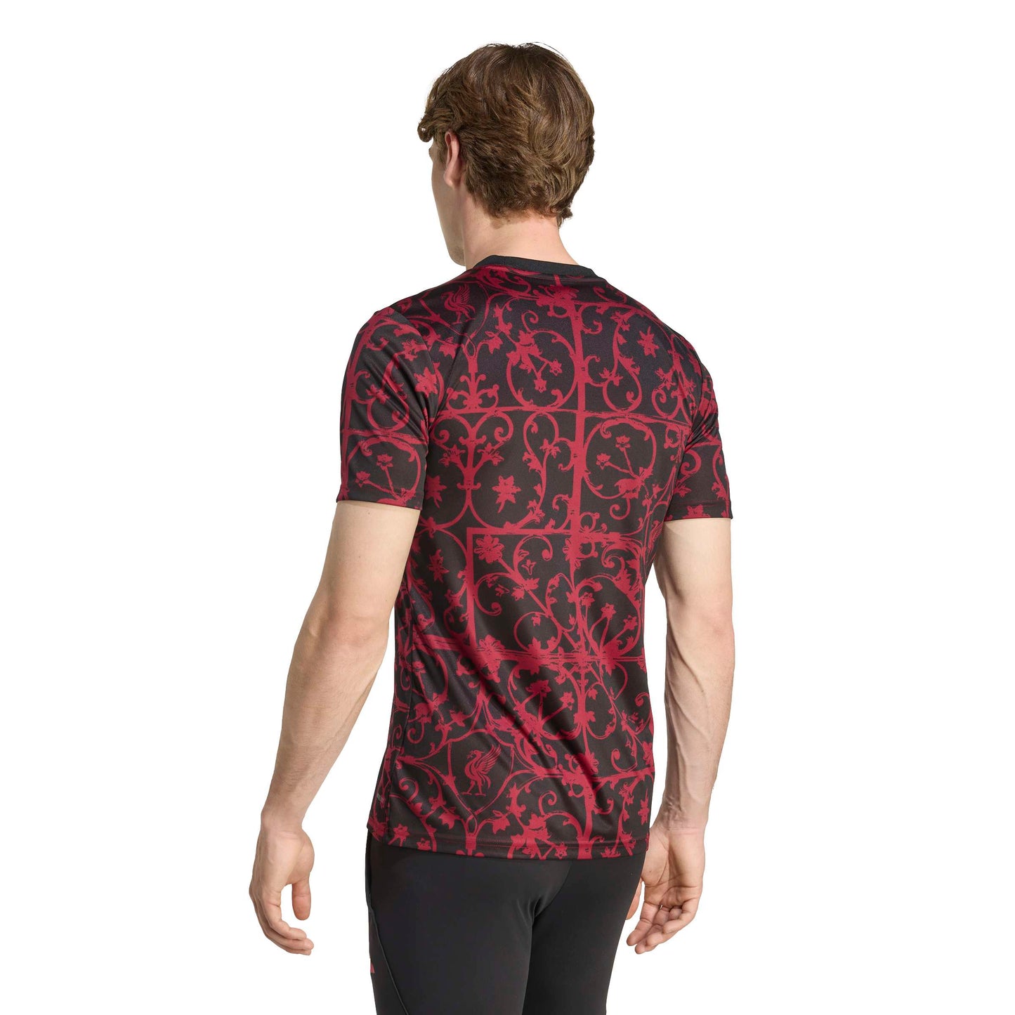 adidas Liverpool FC 25-26 Pre-Match Jersey - Black / Pure Ruby