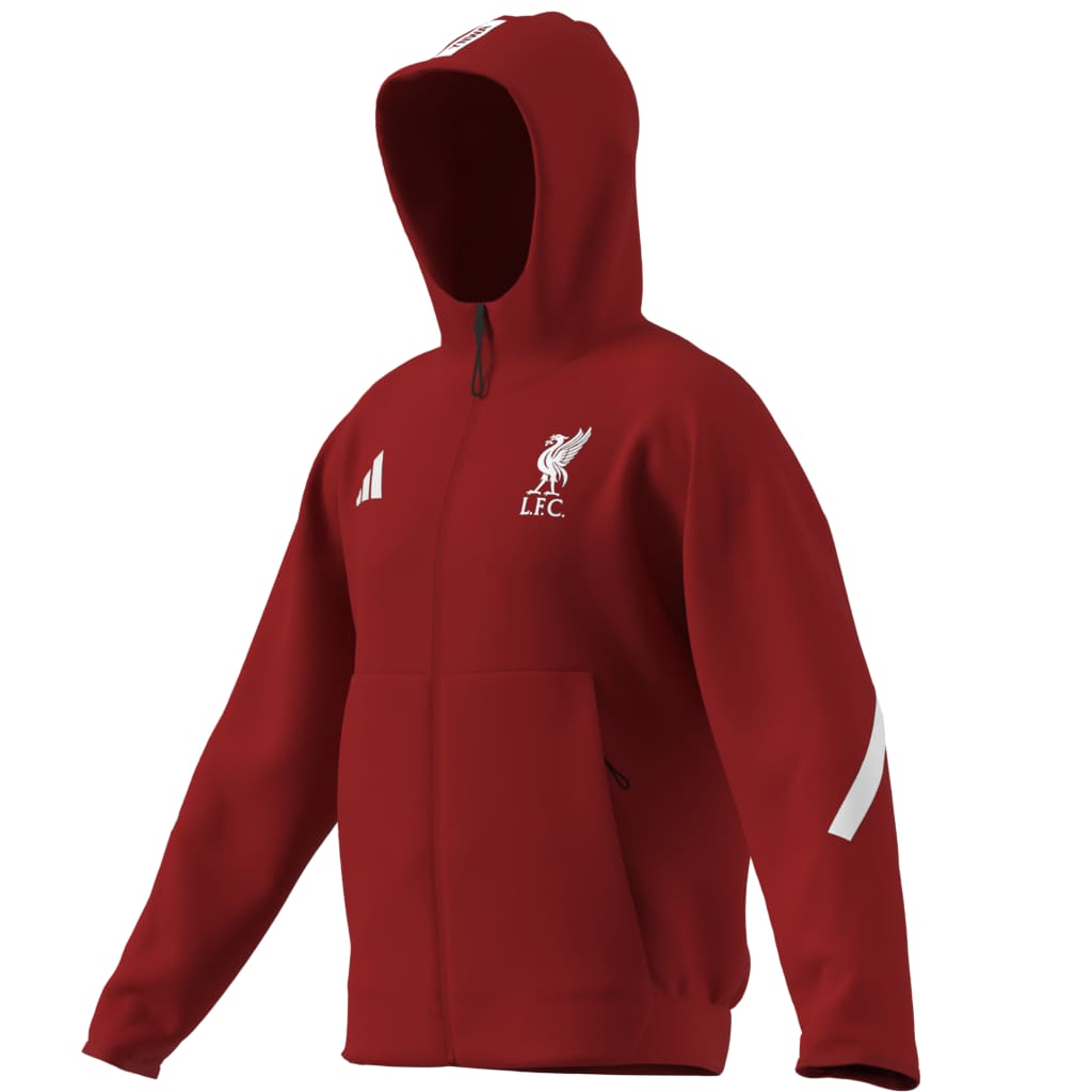 adidas Liverpool FC Z.N.E. Anthem Jacket - Strawberry Red