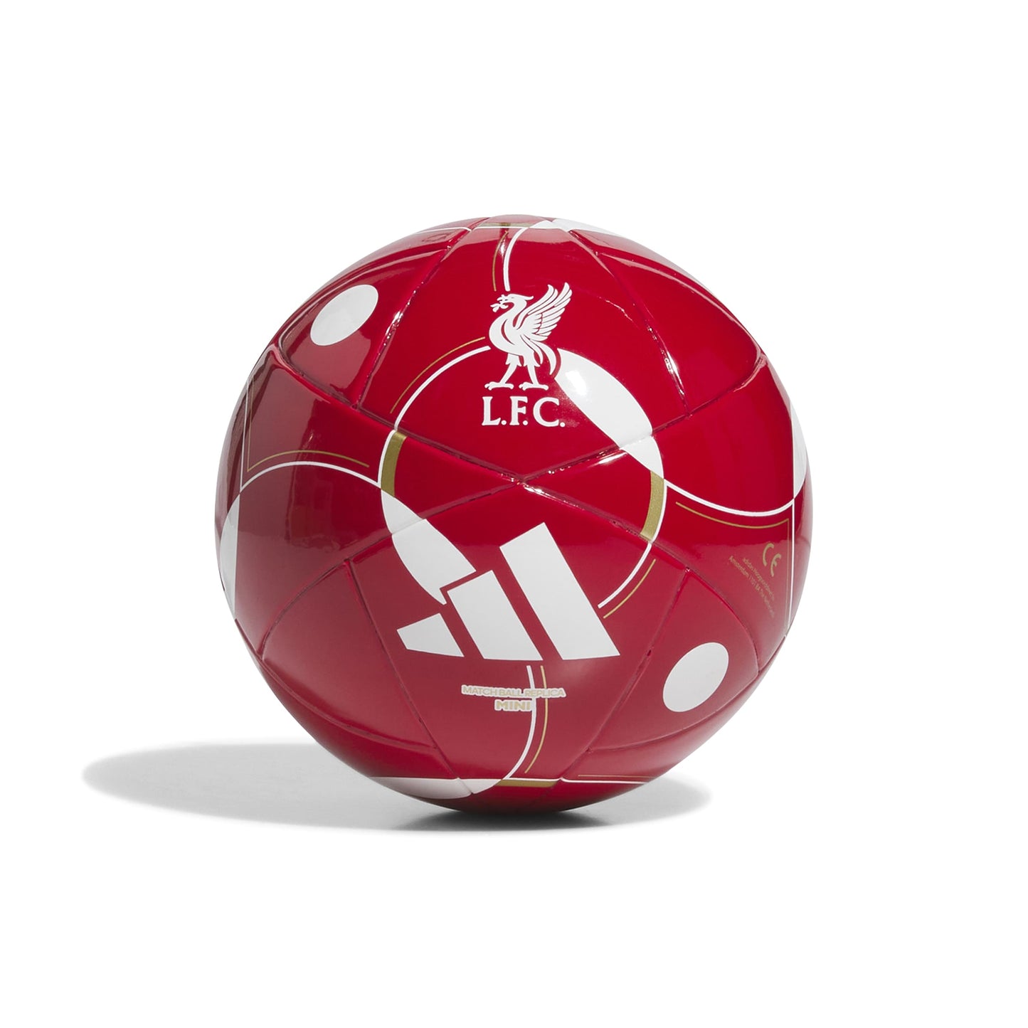 adidas Liverpool FC Mini Club Ball - Strawberry Red / White / Bold