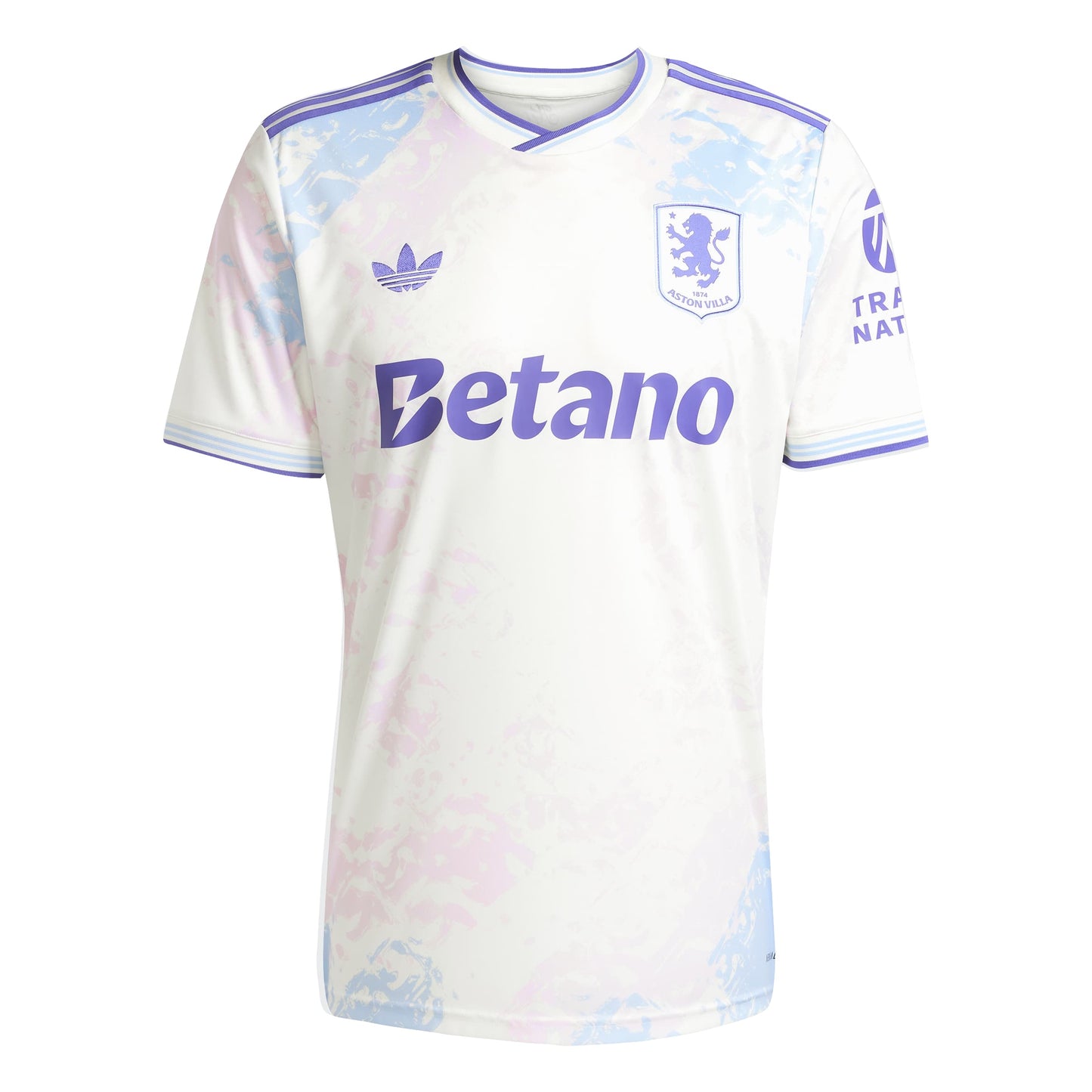 adidas Aston Villa FC 25-26 Third Jersey - Off White / Energy Ink