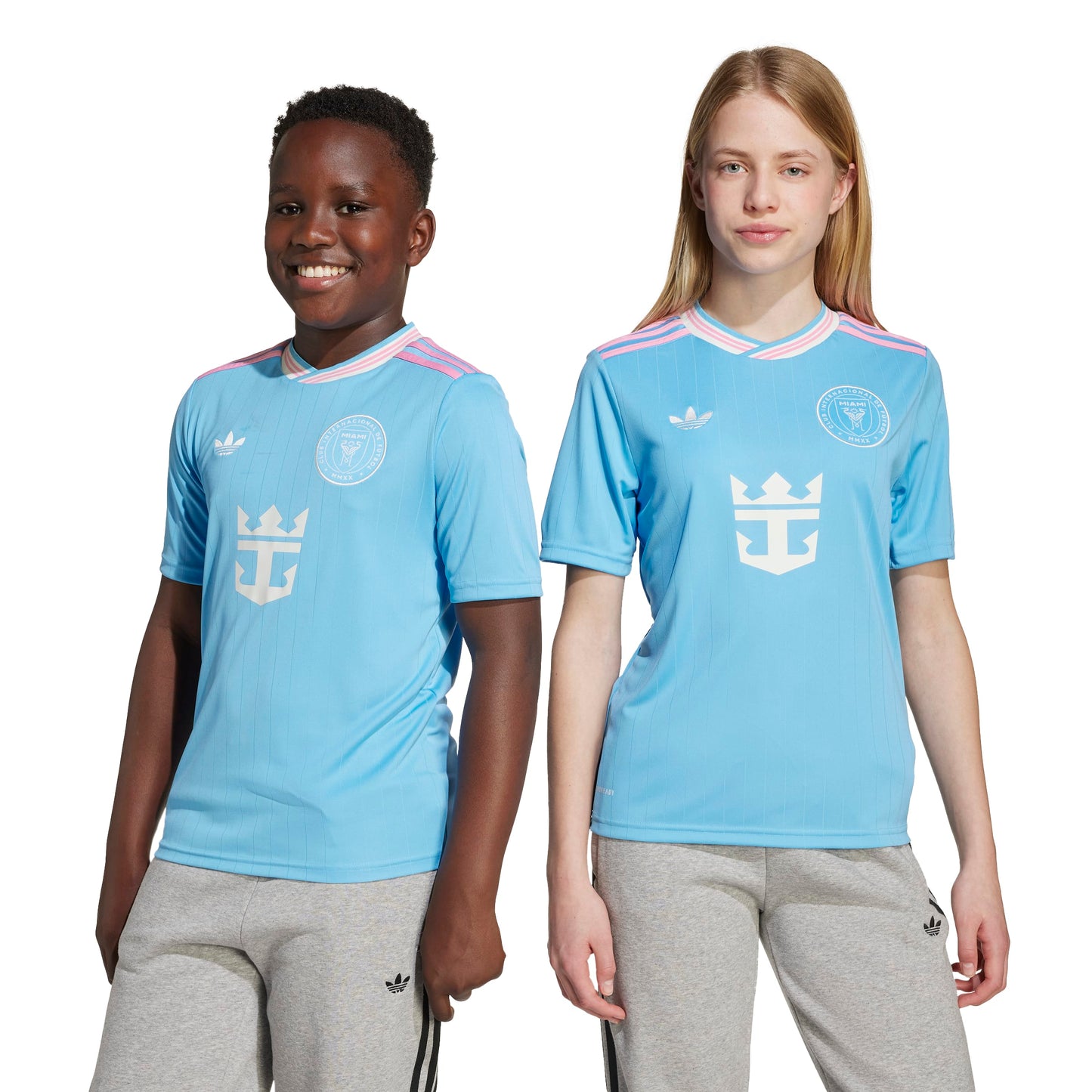 adidas Inter Miami CF 25-26 Messi 10 Kids Third Jersey - Semi Blue Burst