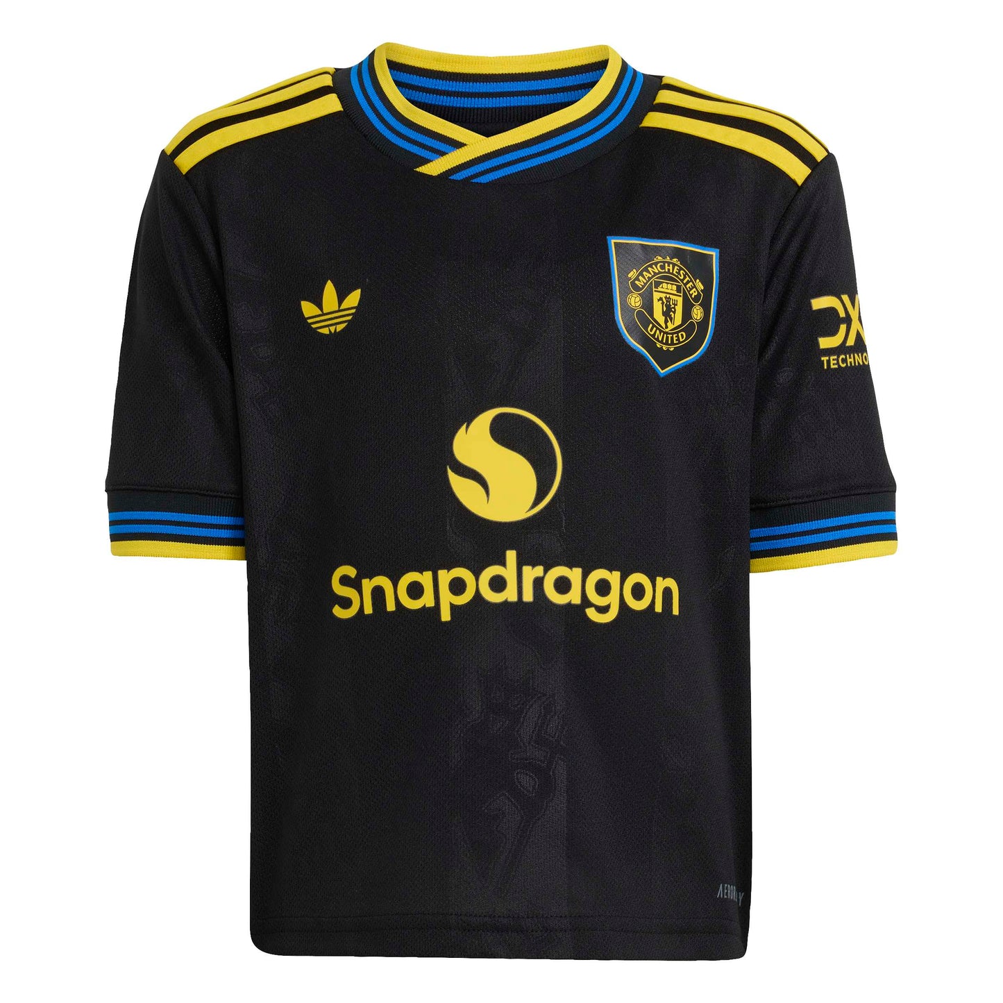 adidas Manchester United 25-26 Kids Mini Away Kit - Black