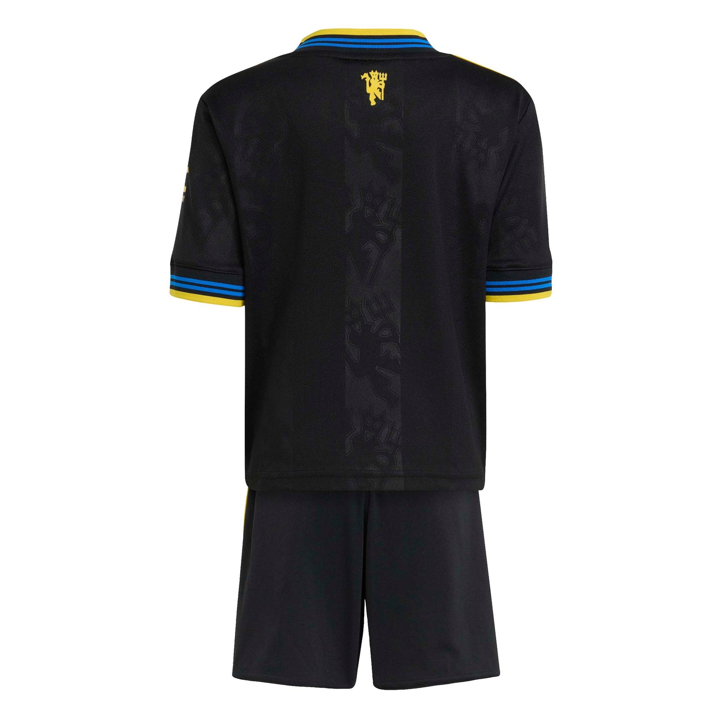 adidas Manchester United 25-26 Kids Mini Away Kit - Black