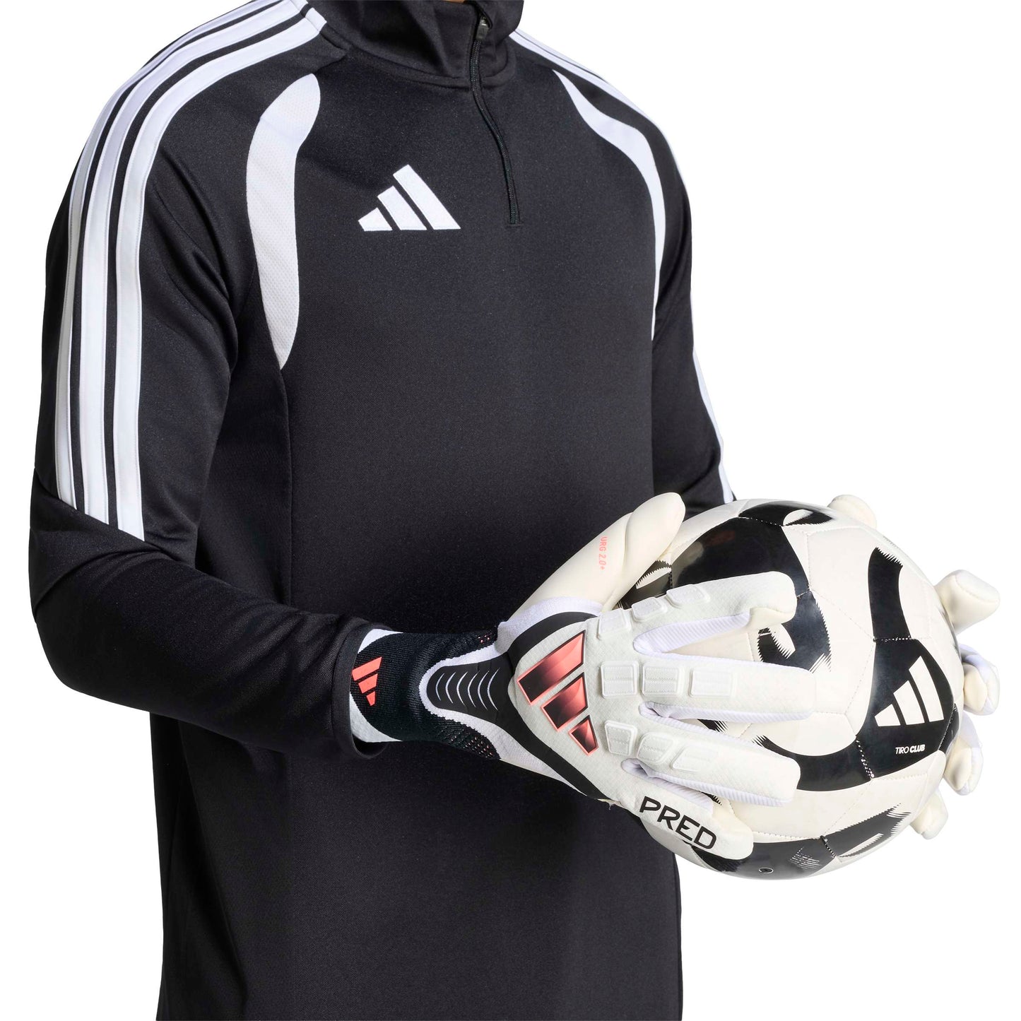 adidas Predator Pro GK Gloves - Solar Turbo / Black / White