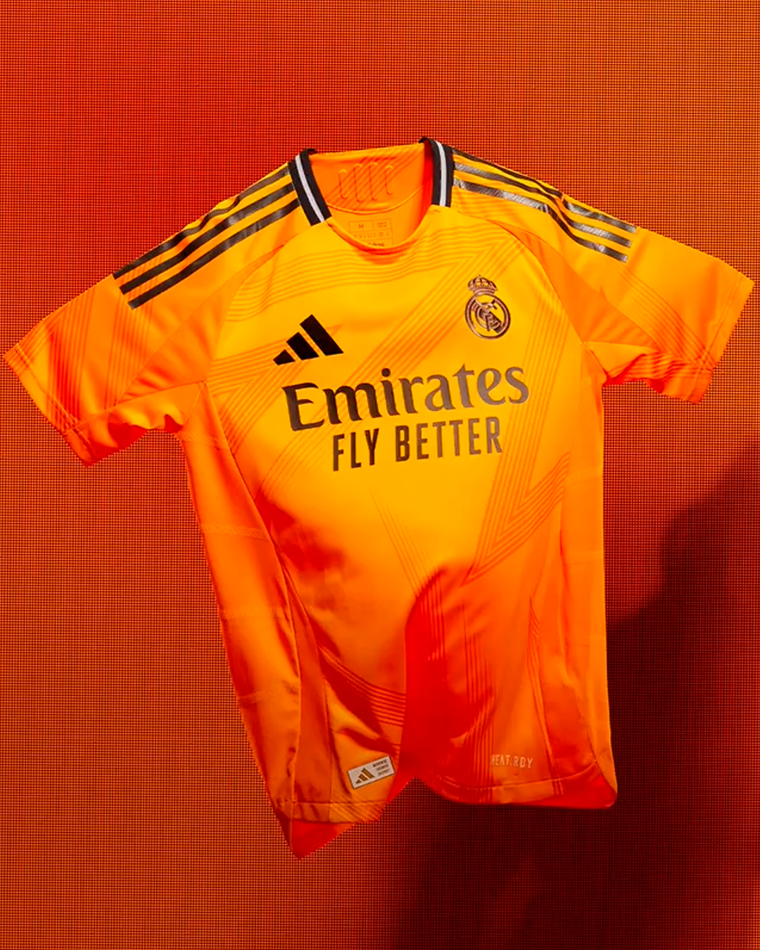 adidas Real Madrid Away Jersey 24-25 Crew Orange