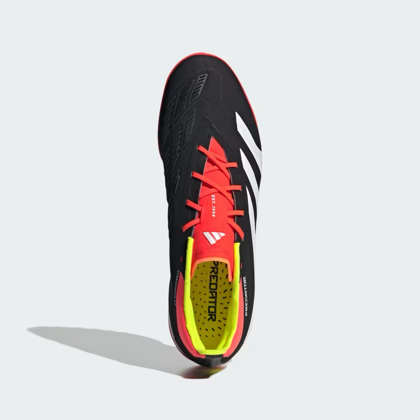 adidas Predator 24 Elite Turf Boots - Core Black/Cloud White/Solar Red