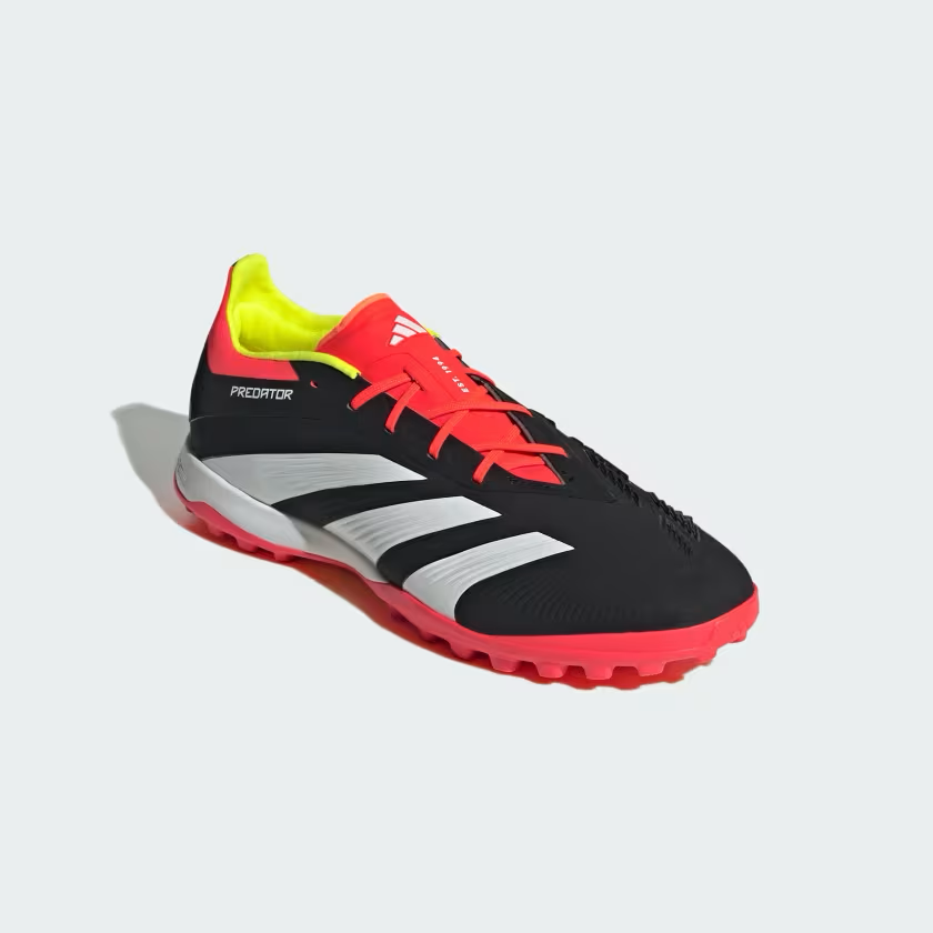 adidas Predator 24 Elite Turf Boots - Core Black/Cloud White/Solar Red