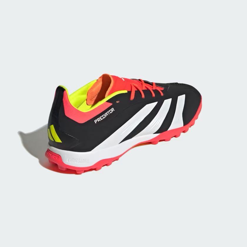 adidas Predator 24 Elite Turf Boots - Core Black/Cloud White/Solar Red