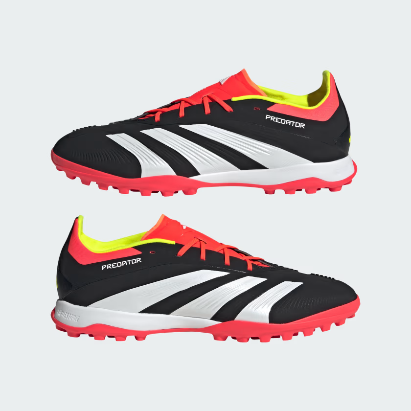 adidas Predator 24 Elite Turf Boots - Core Black/Cloud White/Solar Red