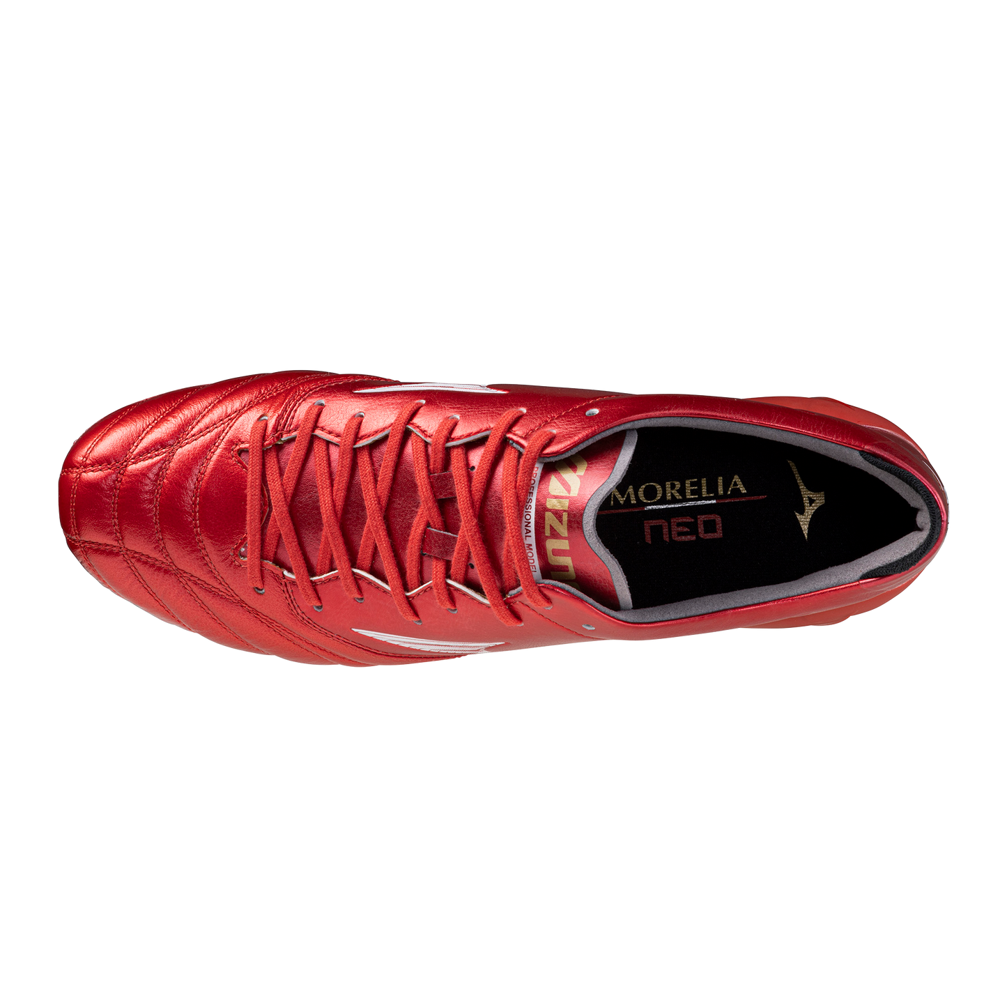 Mizuno Morelia Neo IV Elite FG - Red/White/Black