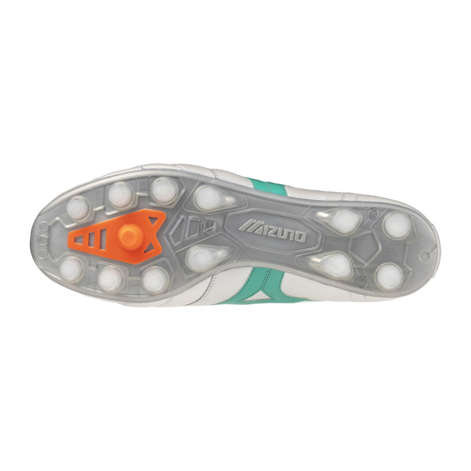 Mizuno Morelia II Elite FG - White/Arcadia/Lava Orange