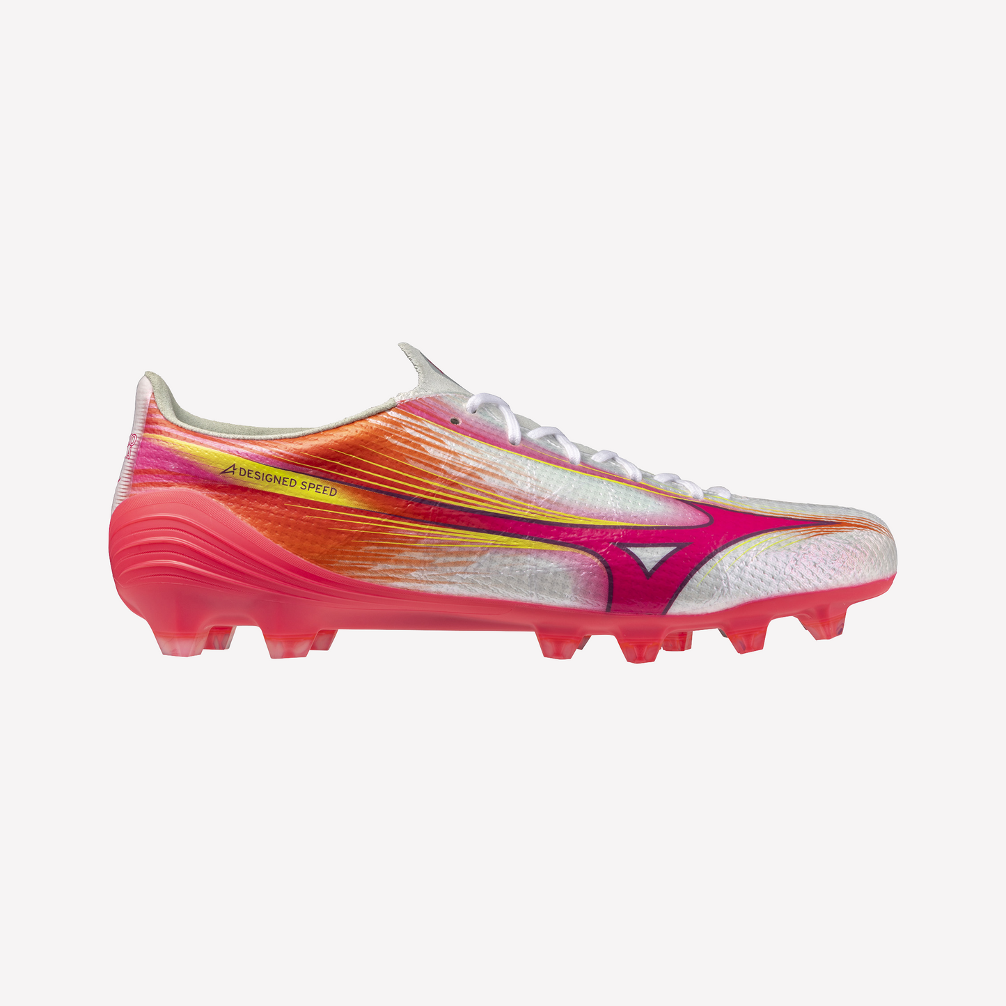 Mizuno Alpha III Elite FG - White/Fuchsia Purple