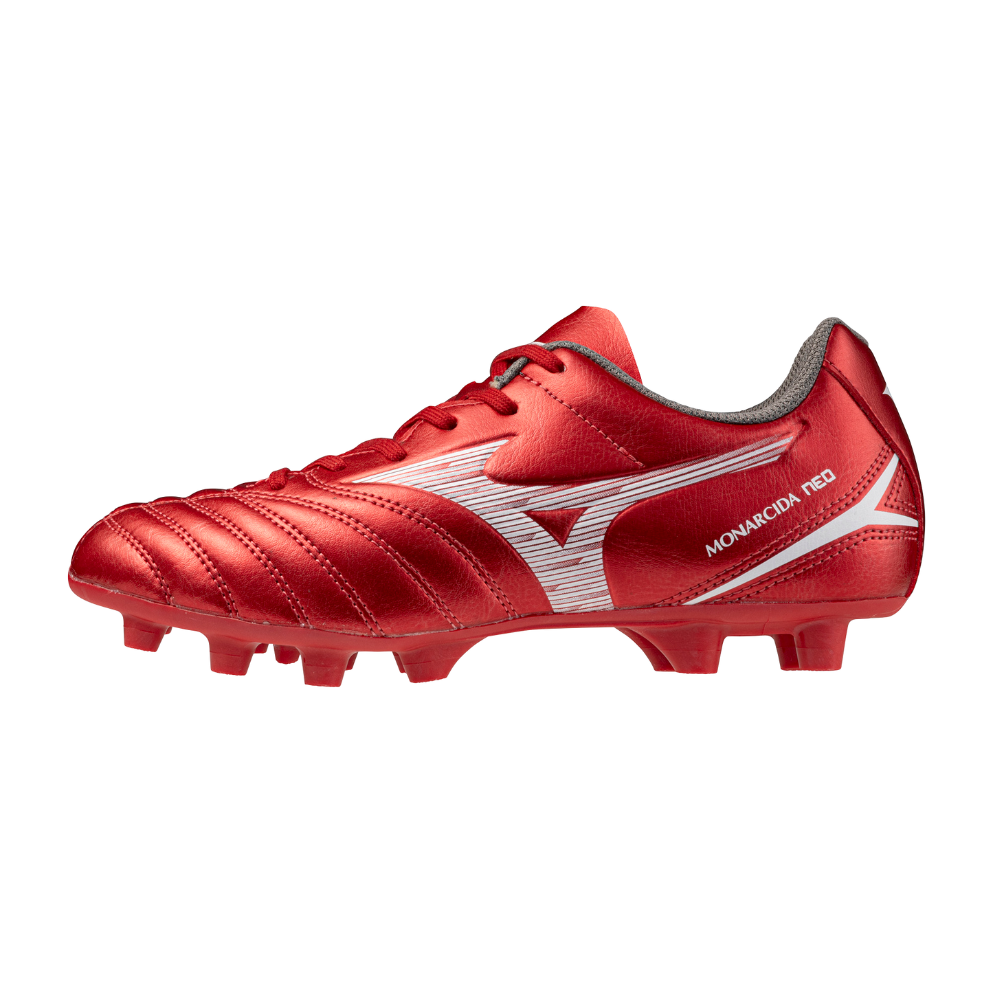 Mizuno Monarcida Neo III Select Jr FG - Red / White