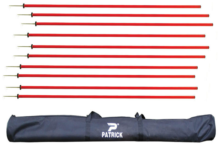 Agility Pole 1 PC Fixed Base Set Of 10