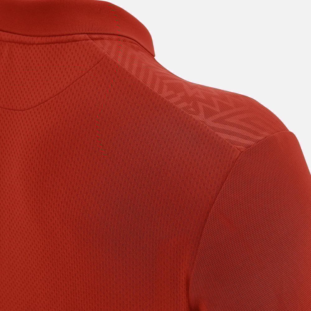Macron Rap Polo - Red/White