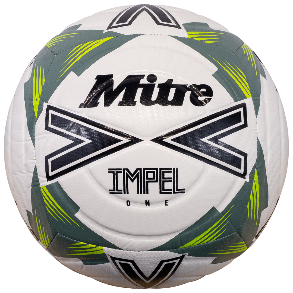 Mitre Impel One 24 football - White/Green/Black