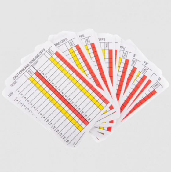 Referee Score Card - Set of 10