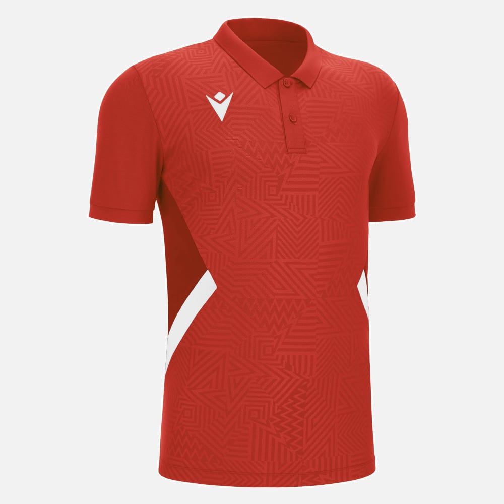 Macron Rap Polo - Red/White