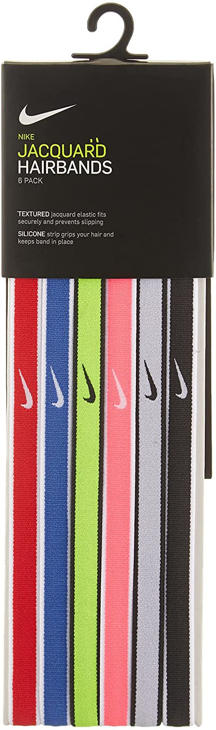 NIKE Jacquard Hairbands Pack of 6