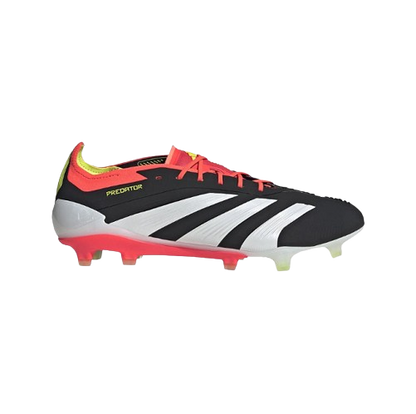 adidas Predator 24 Elite FG - Core Black/Cloud White/Solar Red