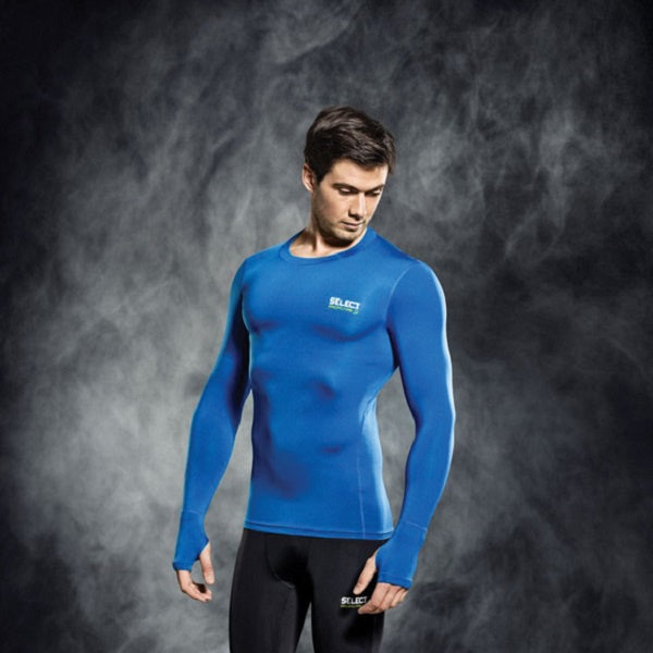 Select Compression Jersey L/S Royal Blue