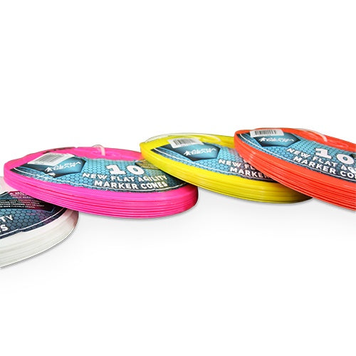 10 Pack Flat Agility - Marker Cones