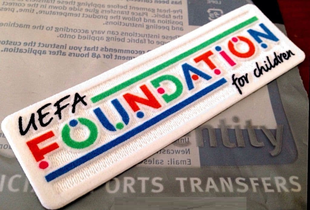 UEFA Foundation badge Patch