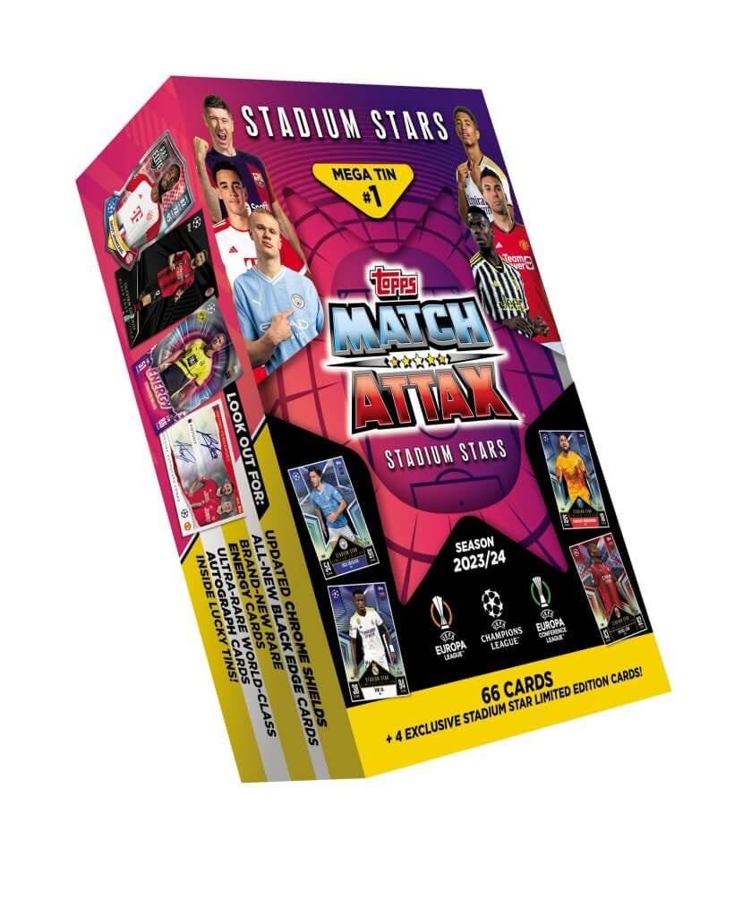 UEFA Match Attax Champions League 2023/2024 Edition Mega Tin