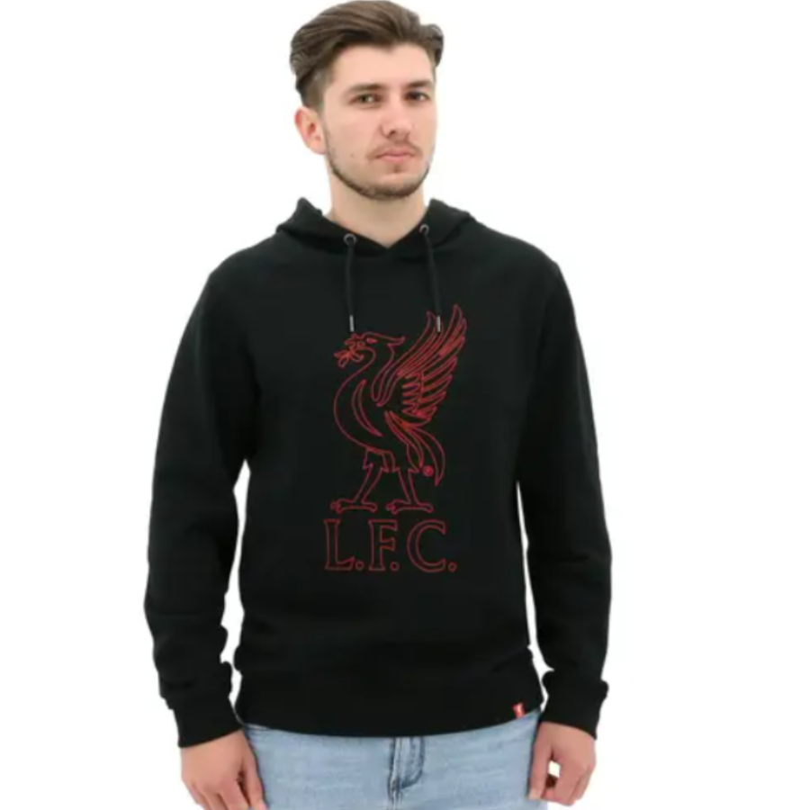 Liverpool FC Black Liverbird Hoodie