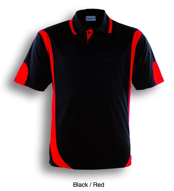 Breezeway Contrast Polo - Black/Red