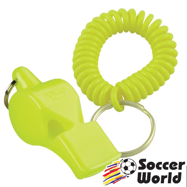 Fox 40 Whistle Pearl With Flex Coil Neon