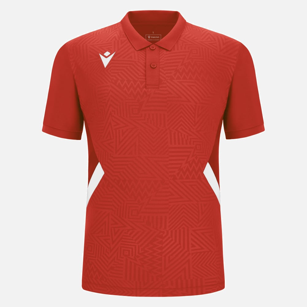 Macron Rap Polo - Red/White