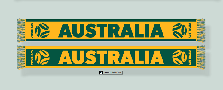 Football Australia Jacquard Scarf