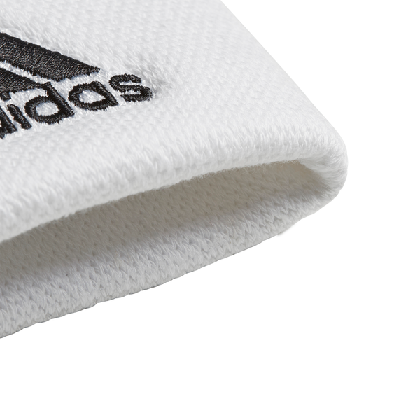 adidas Tennis Wristband Large - White/Black