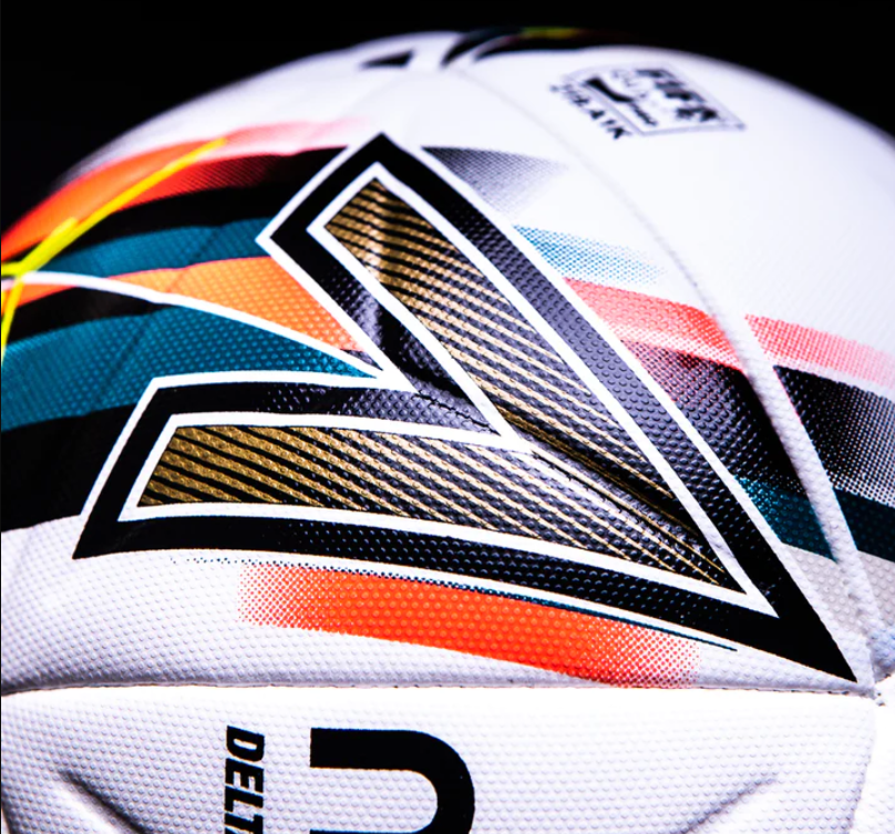 Mitre Delta Max Football - White/Orange/Green