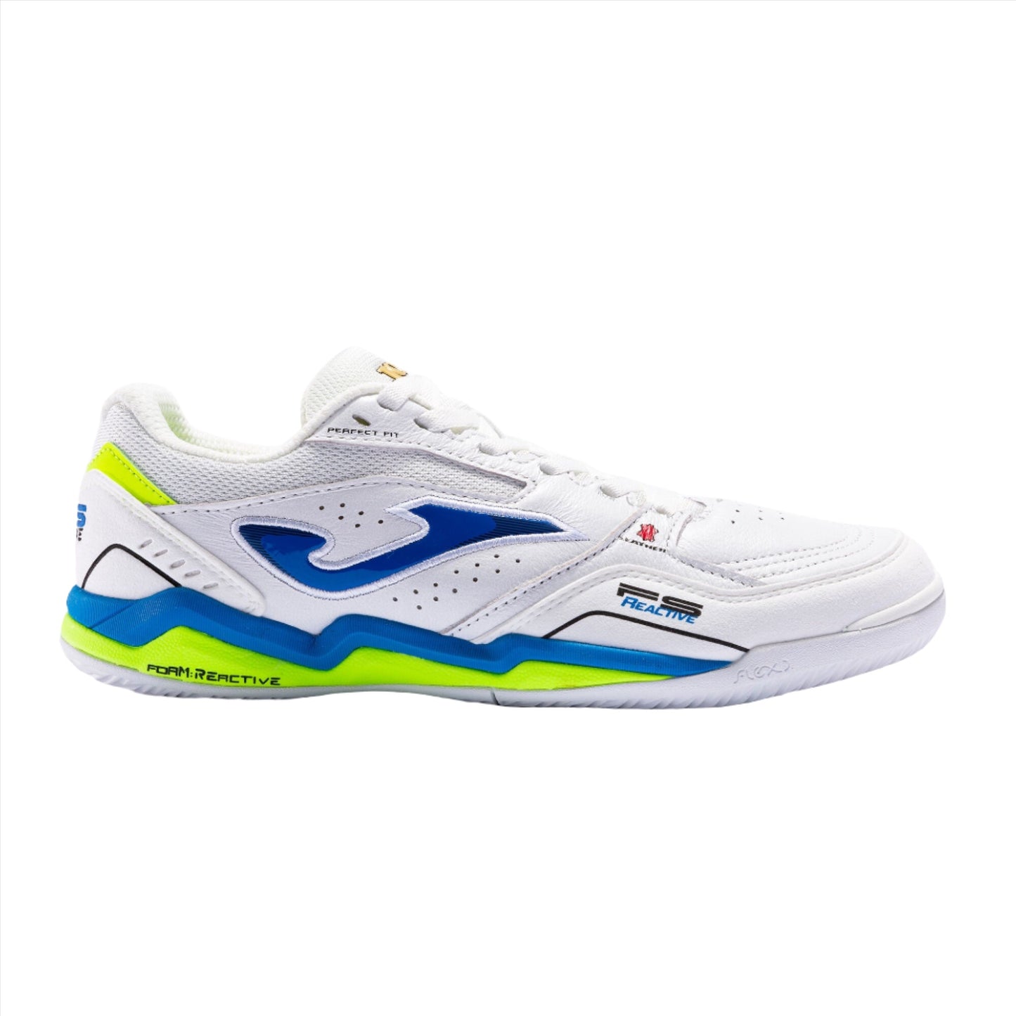 Joma FS Reactive 23 Indoor Boots - White-Royal-Blue