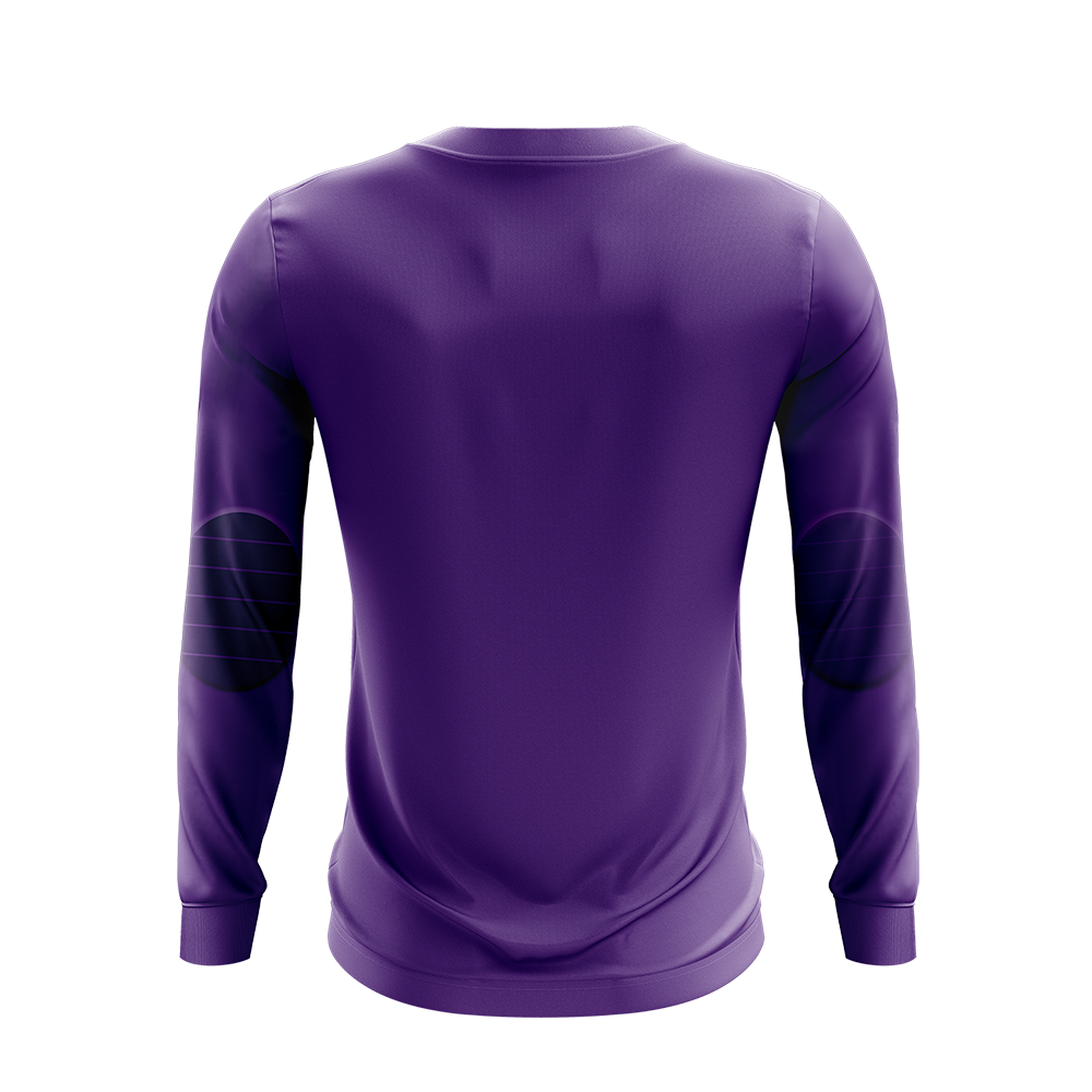 Goalkeeper Jersey - Purple Long Sleeve with Pads