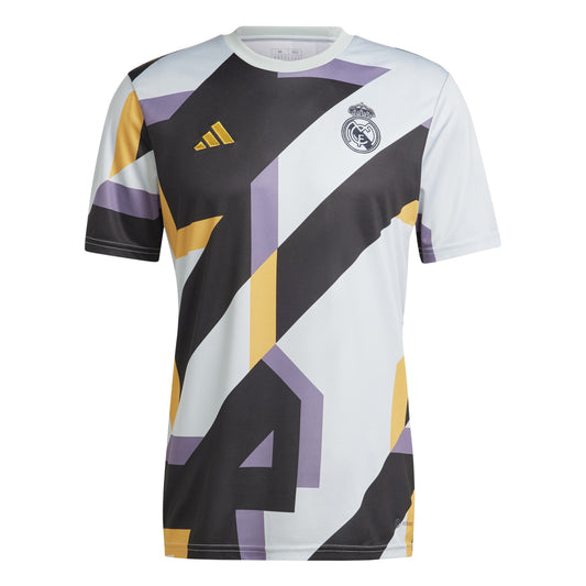 adidas Real Madrid Pre-Match Jersey - Wonder Silver