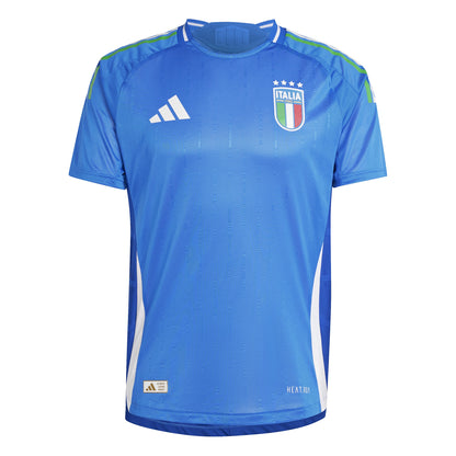 adidas Italy 24 Home Authentic Jersey - Blue