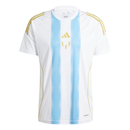 adidas Pitch 2 Street Messi Training Jersey - White/Semi Blue Burst