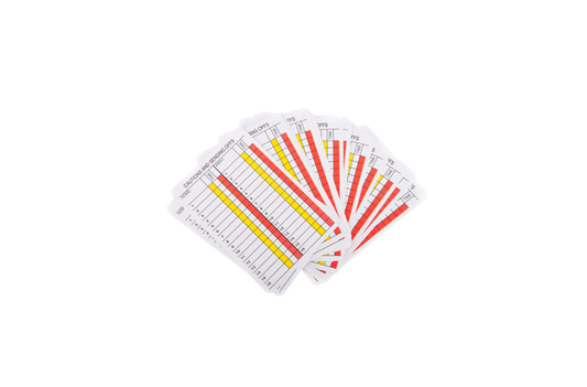 Laminated Referee Score Card - Set of 3