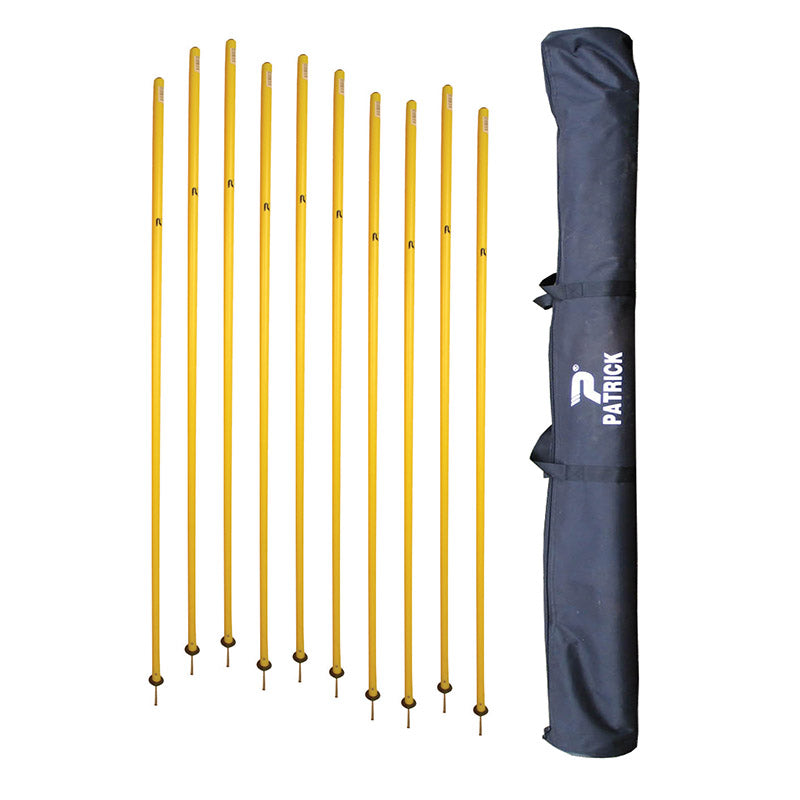 Agility Pole 1 PC Fixed Base Set Of 10