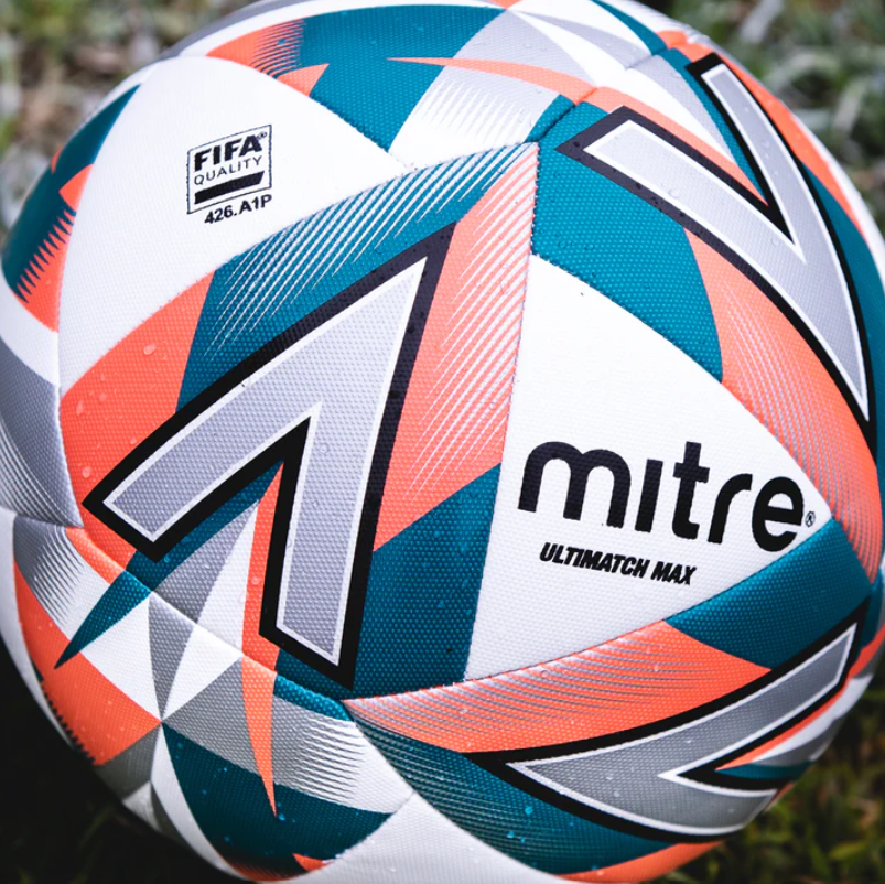 Mitre Ultimatch Max Football - White/Orange/Green