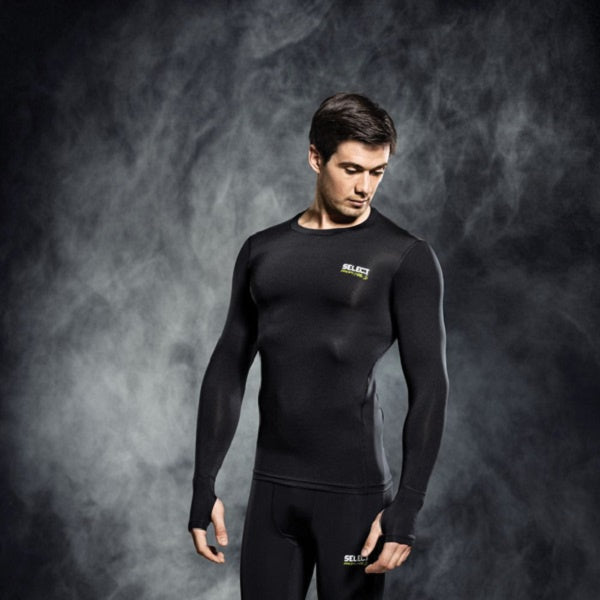 Select Compression Jersey L/S Black