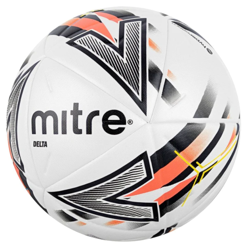 Mitre Delta One Football - White/Black/Orange