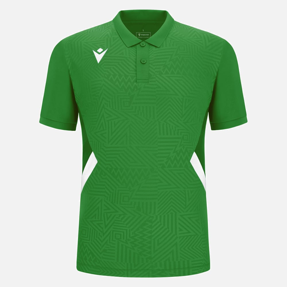 Macron Rap Polo - Green/White