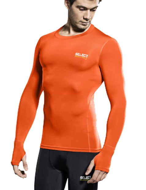 Select Compression Jersey L/S Orange