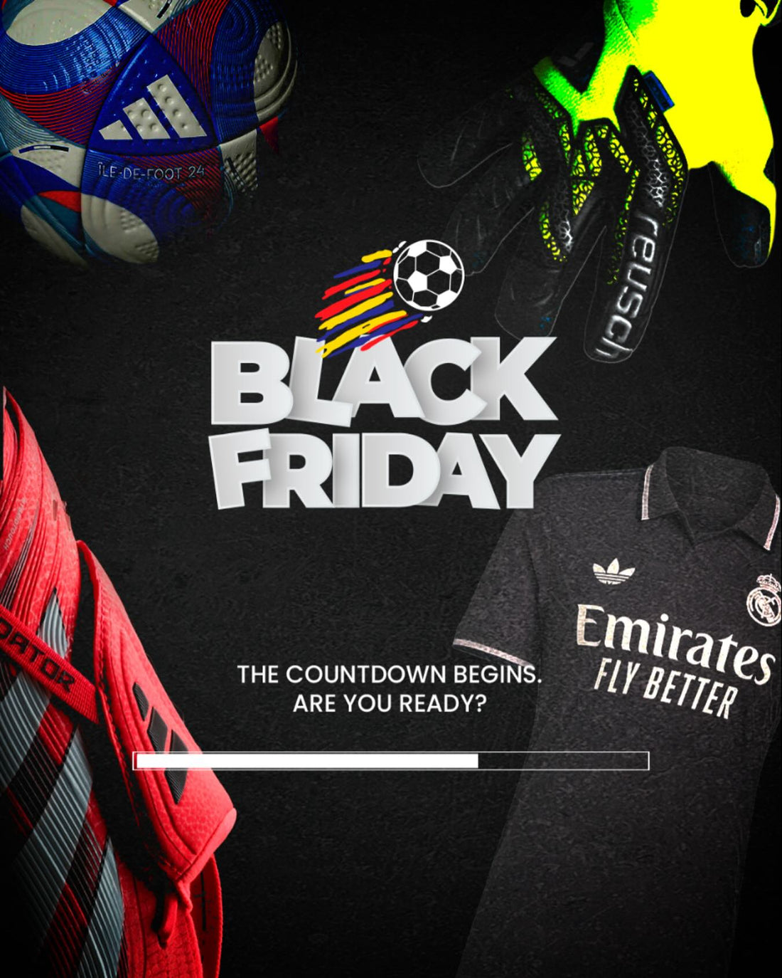 Black Friday 2025: Score Big on Boots, Balls, Jerseys and more